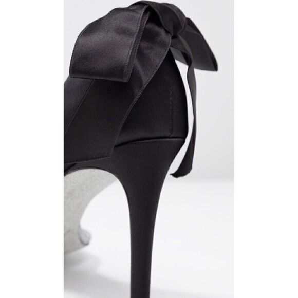 J. Crew d'Orsay sandals in silk  and glitter Size 9.5 New No Box - Picture 4 of 9